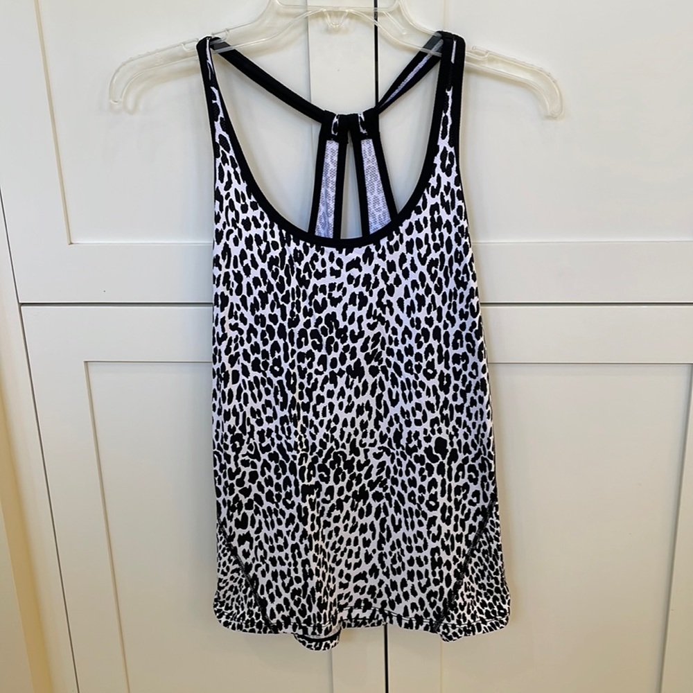 Lorna Jane Cheetah Workout Tank Top